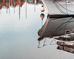 Dennis Russ-Reflections In The Boat Harbour - 19